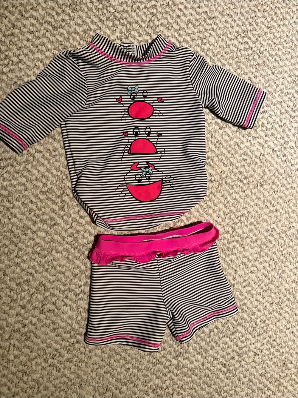 Deux par Deux crab swimsuit - 18 months!